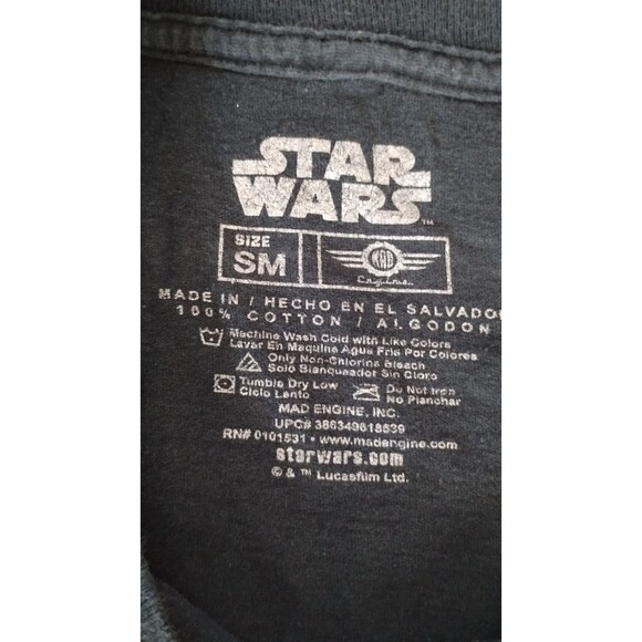 Star Wars Fifth Sun Ships X Wing TIE Star Destroyer Millennium Graphic T-shirt S - Picture 4 of 4